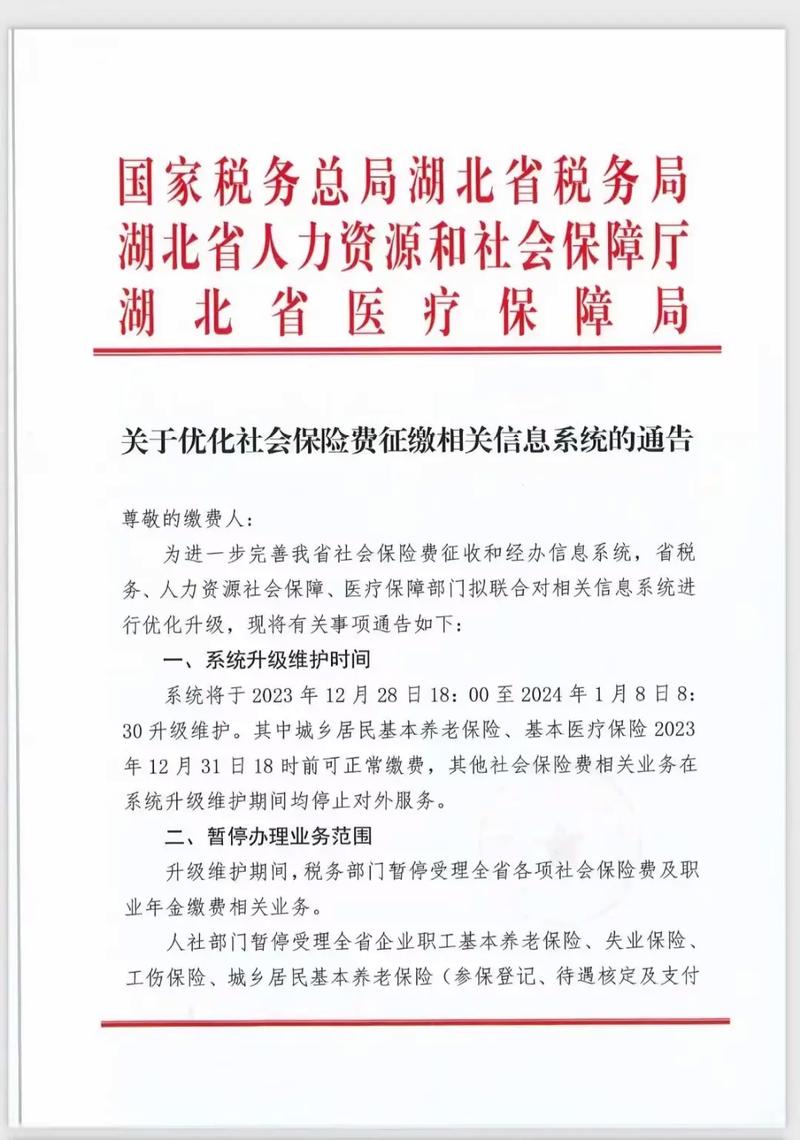 湖北社保最新动态及早期消息一览